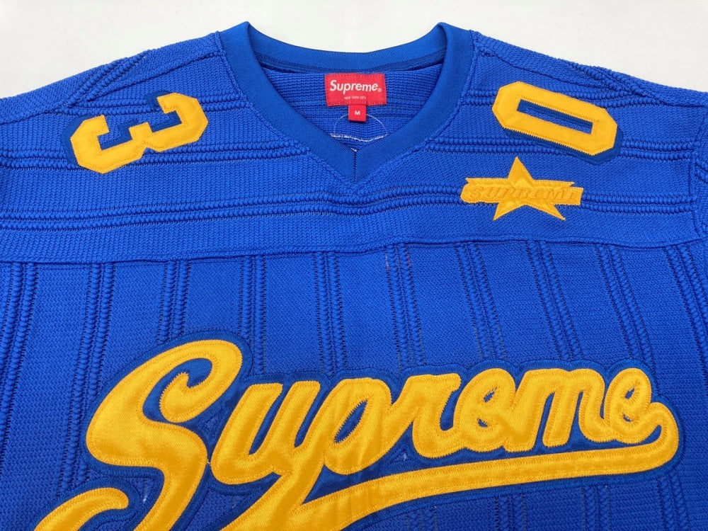シュプリーム SUPREME 21SS Mesh Stripe Football Jersey メッシュ