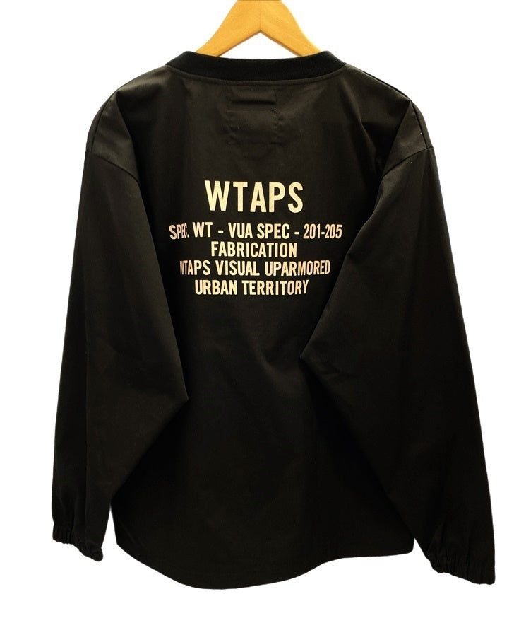 ダブルタップス WTAPS SMOCK LS POLY TWILL スモック プルオーバーシャツ 黒 MADE IN JAPAN  202BRDT-SHM04 サイズ 01 トップスその他 プリント ブラック 101MT-2357 | 古着通販のドンドンサガール