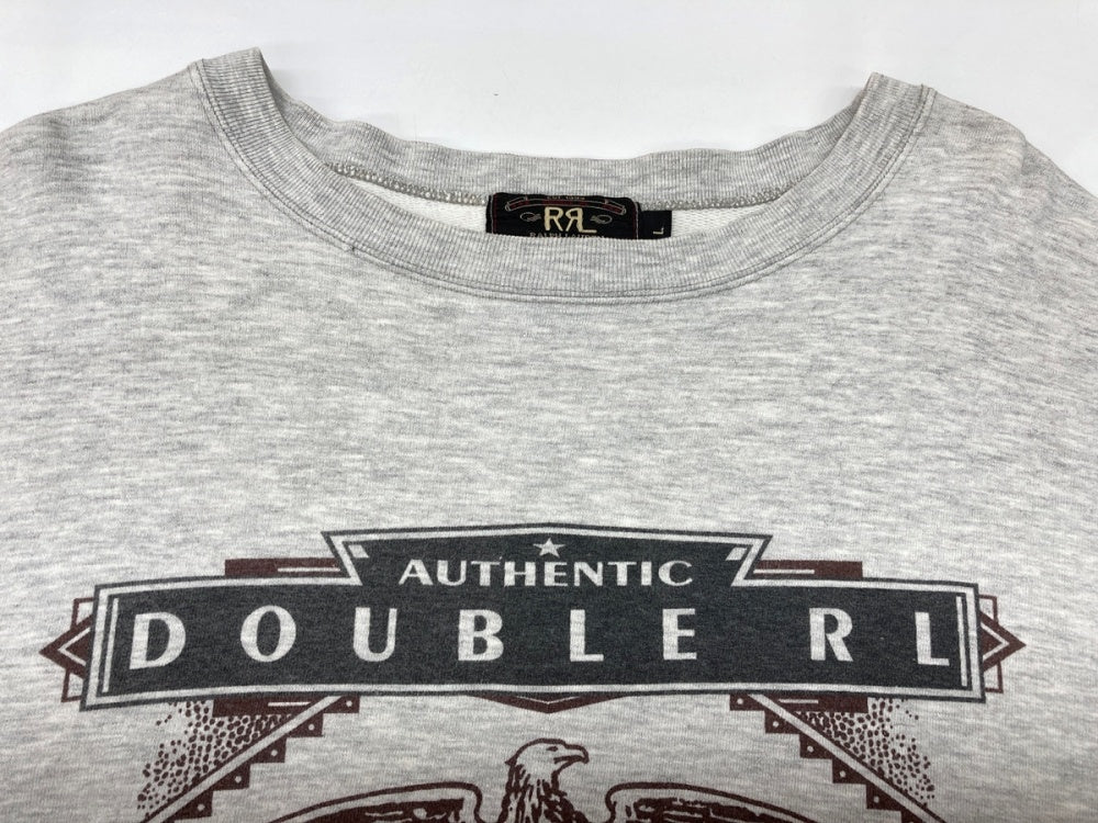 DOUBLE RL グレー トレーナー 1990年代