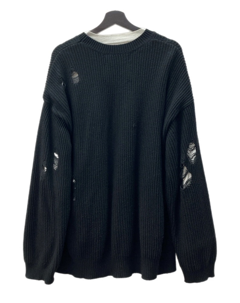 dairiku 20aw レイヤードダメージニット dairiku 20aw レイヤードダメージニット