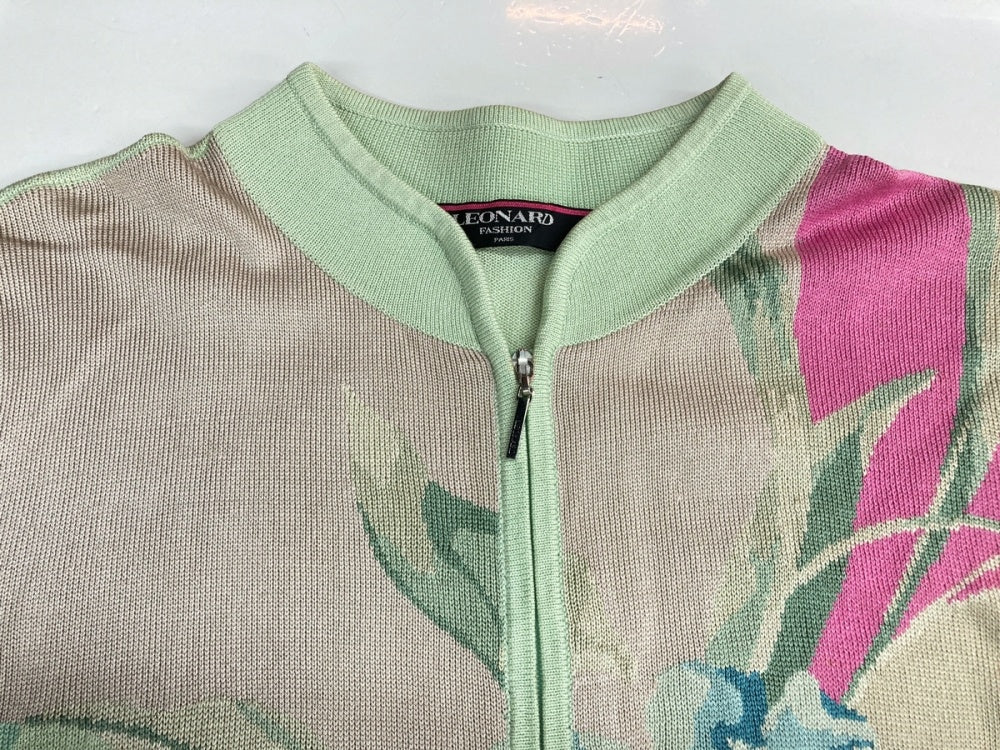 LEONARD FASHION 花柄カーディガン