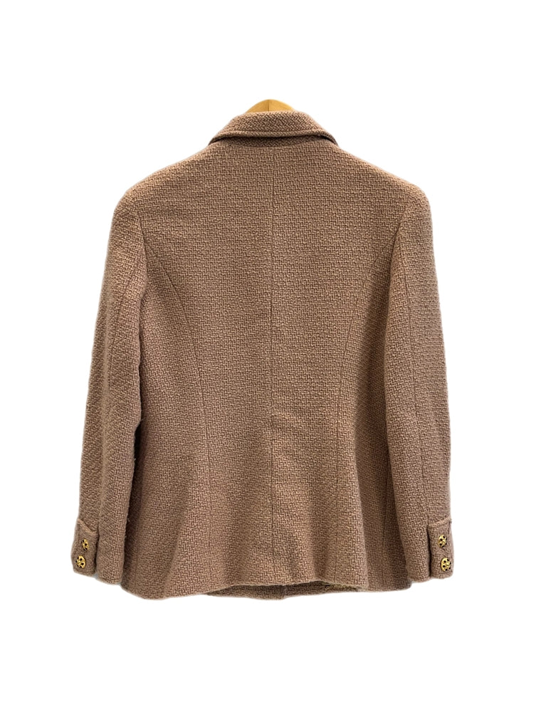 シャネル CHANEL CHANEL BOUTIQUE 96A ウールツイードジャケット 金