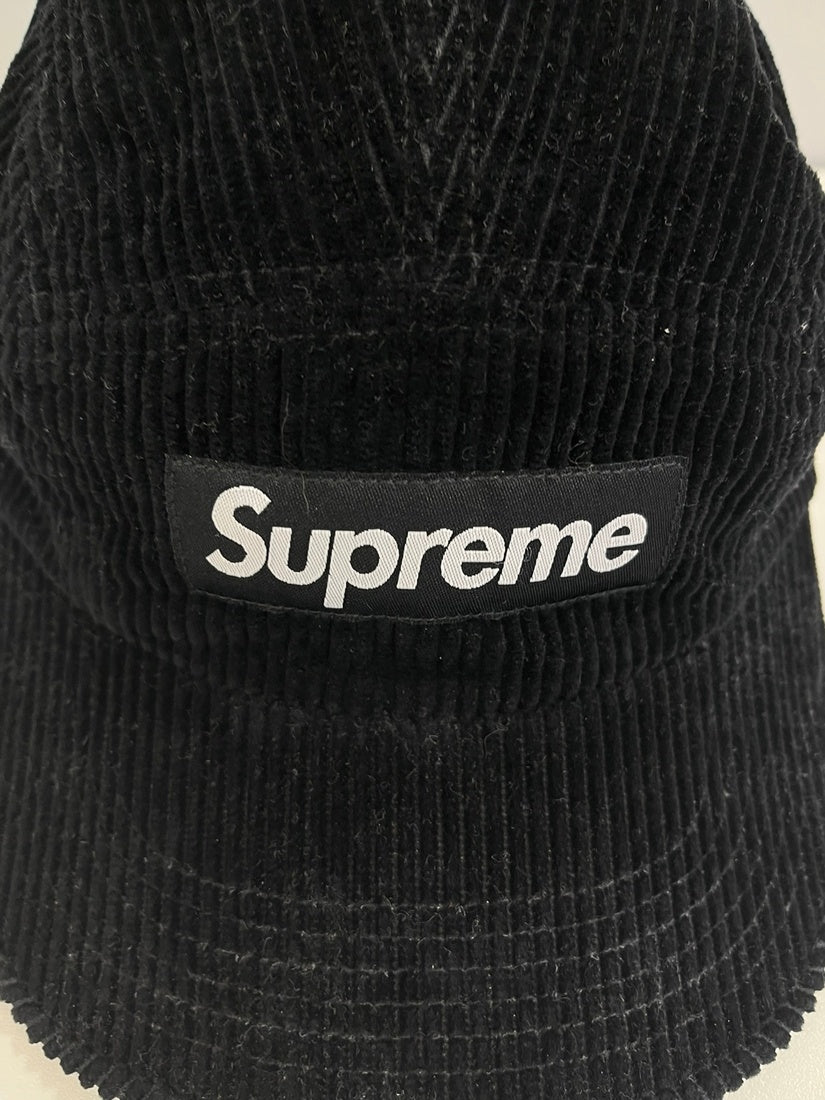 SUPREME 黒 コーデュロイ キャップ Supreme（シュプリーム） 新品 SUPREME Corduroy Camp Cap