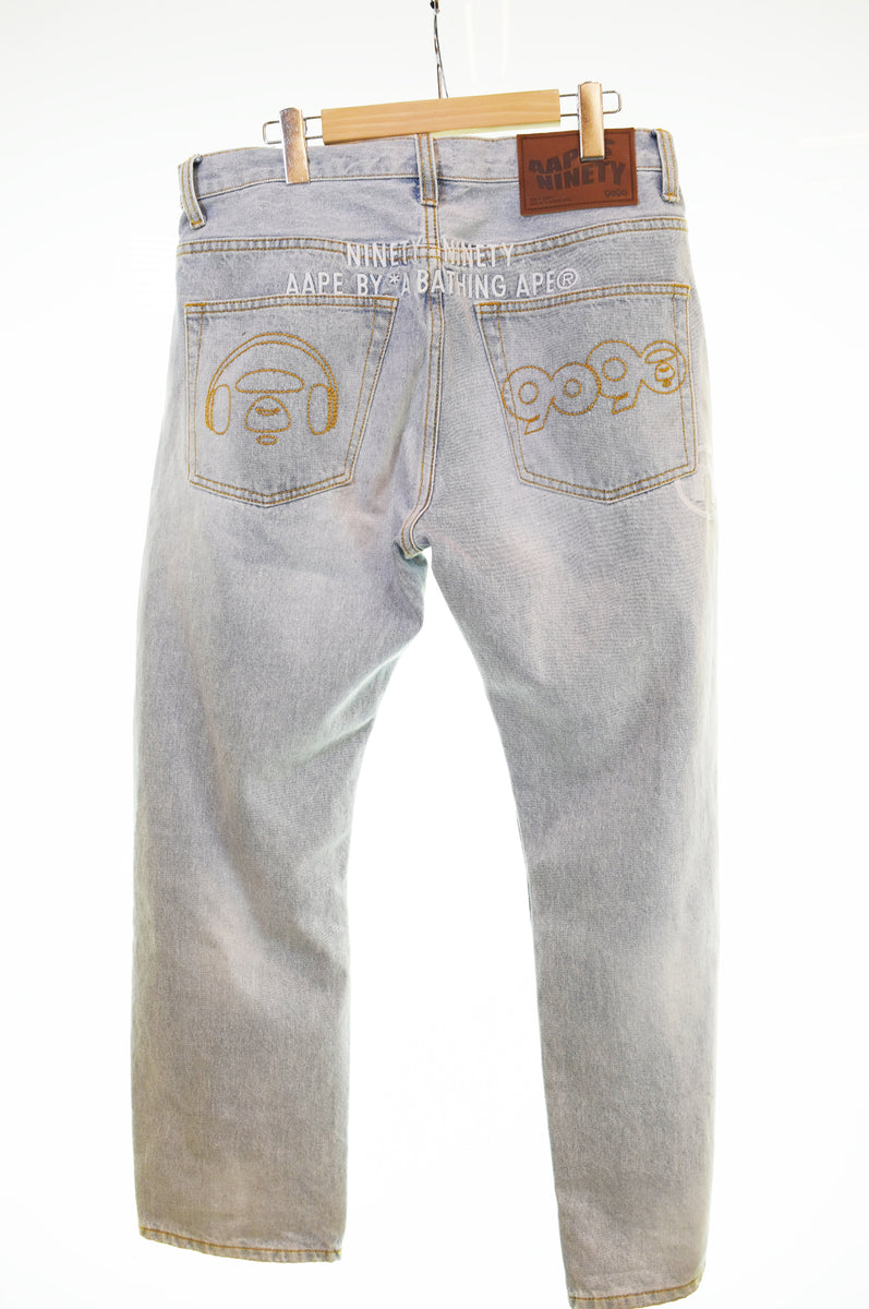 アベイシングエイプ A BATHING APE 22AW AAPE 9090 クラッシュ加工