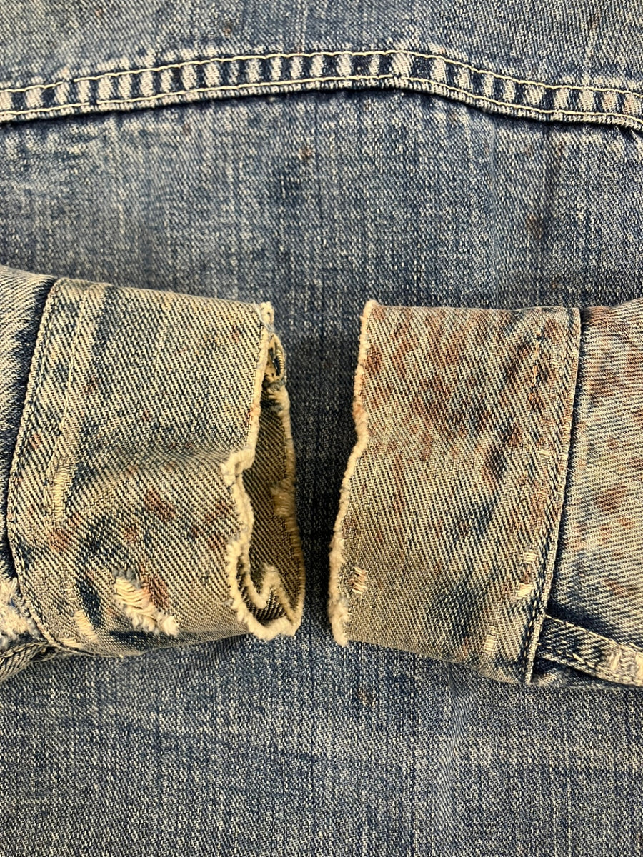 リー Lee 50's 50s 50年代赤タグ後期 101-J デニムジャケット Gジャン