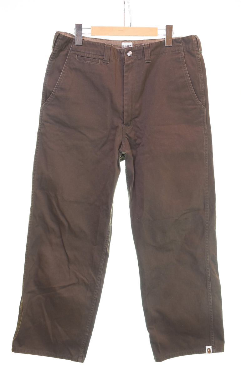 アベイシングエイプ A BATHING APE BAPE バックスター チノパン