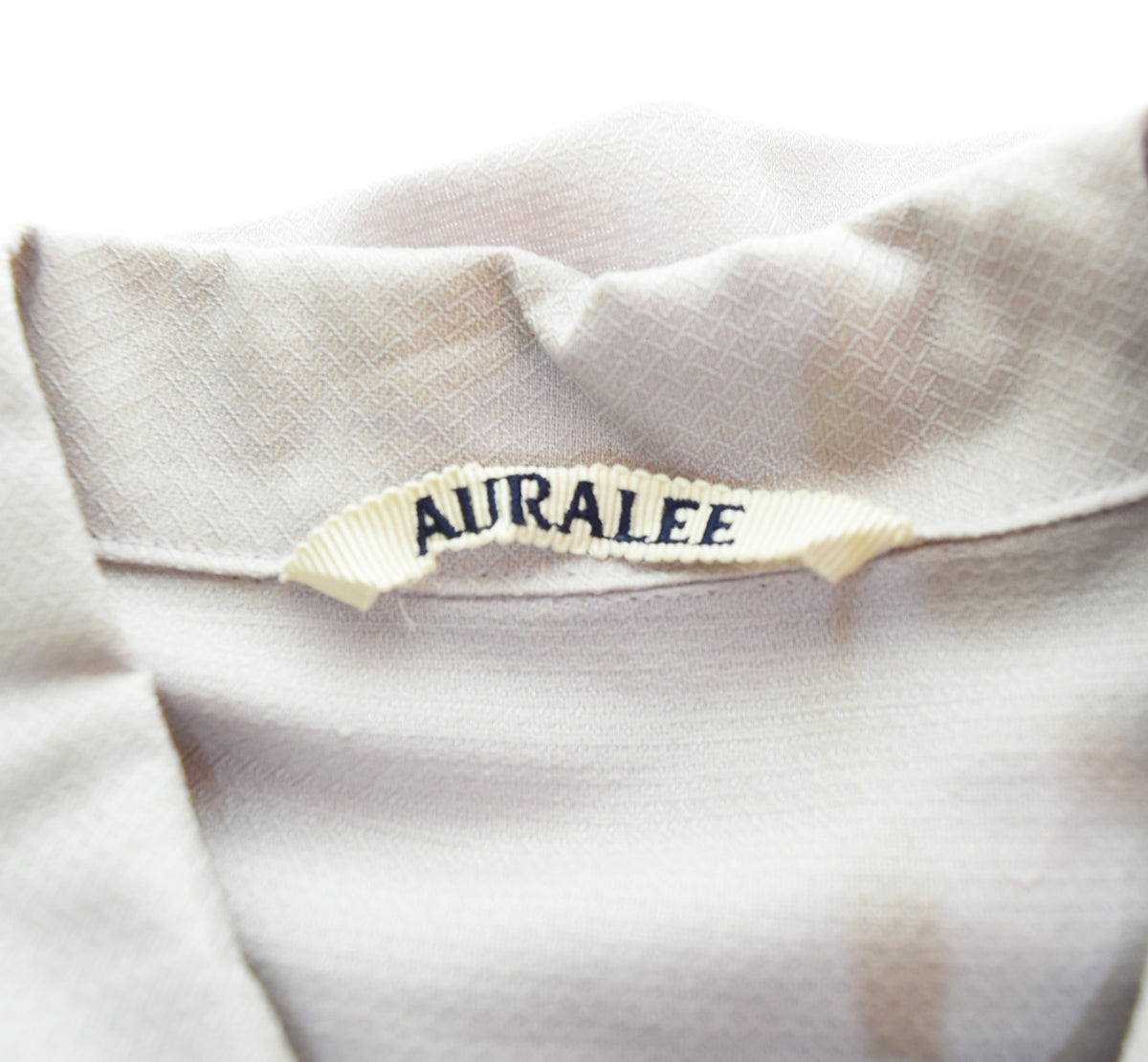 オーラリ― AURALEE SILK LINEN DOBBY SHIRTS JACKET シルク リネン