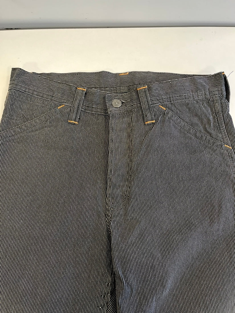 フラットヘッド THE FLAT HEAD ピンヒッコリーペインターパンツ PN-04W