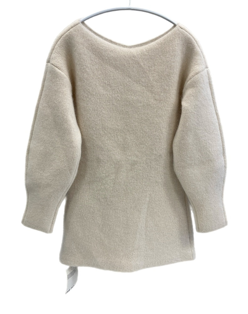 ザ・トゥー THE TOÉ THE TOE Richmond angora sweater white