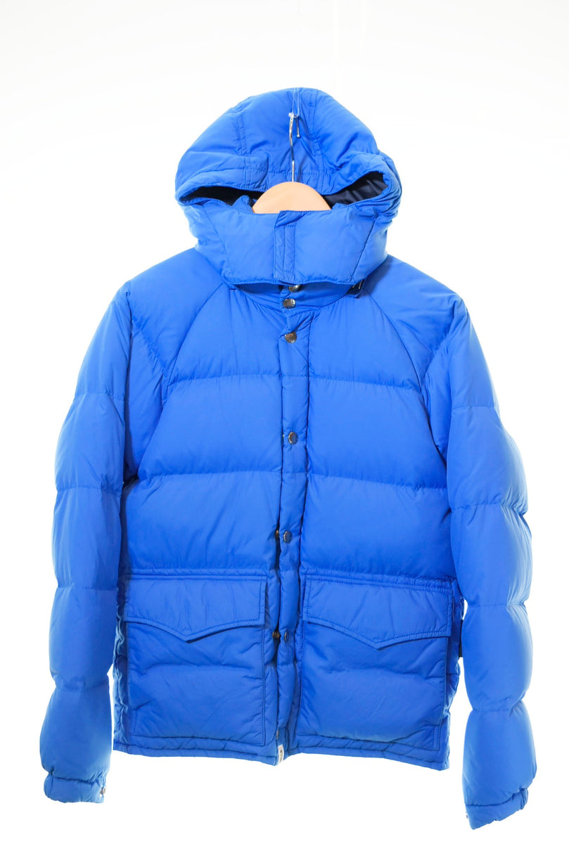 アベイシングエイプ A BATHING APE Down jacket ダウンジャケット 青 1860-141-004 ジャケット 無地 ブルー Sサイズ  103MT-623 | 古着通販のドンドンサガール