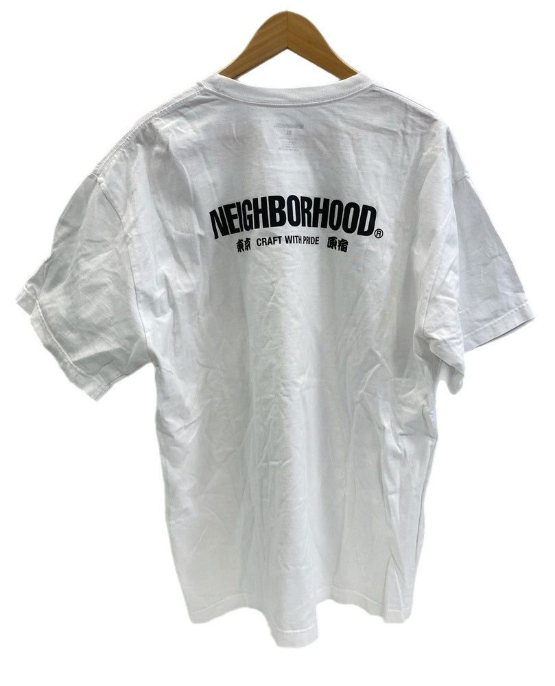 ネイバーフッド NEIGHBORHOOD 東京 禰威暴亜 プリントTシャツ 白