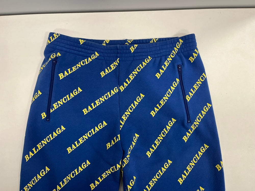 バレンシアガ BALENCIAGA ロゴプリント スウェットパンツ SLIM
