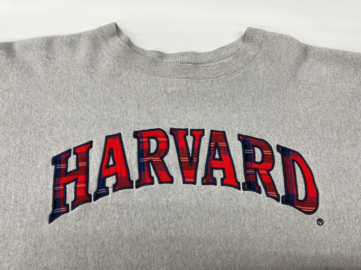 チャンピオン Champion REVERSE WEAVE リバースウィーブ 90's ヴィンテージ 刺繍タグ Harvard アイビーリーグ  カレッジ 灰色 XL スウェット 刺繍 グレー 104MT-314 | 古着通販のドンドンサガール