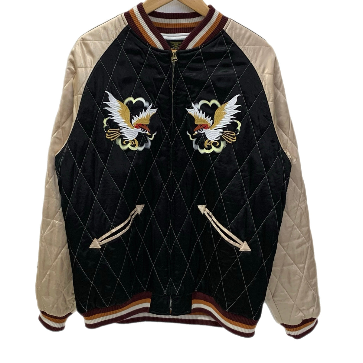ヒューストン HOUSTON QUILTING RAYON SOUVENIR JACKET キルティング