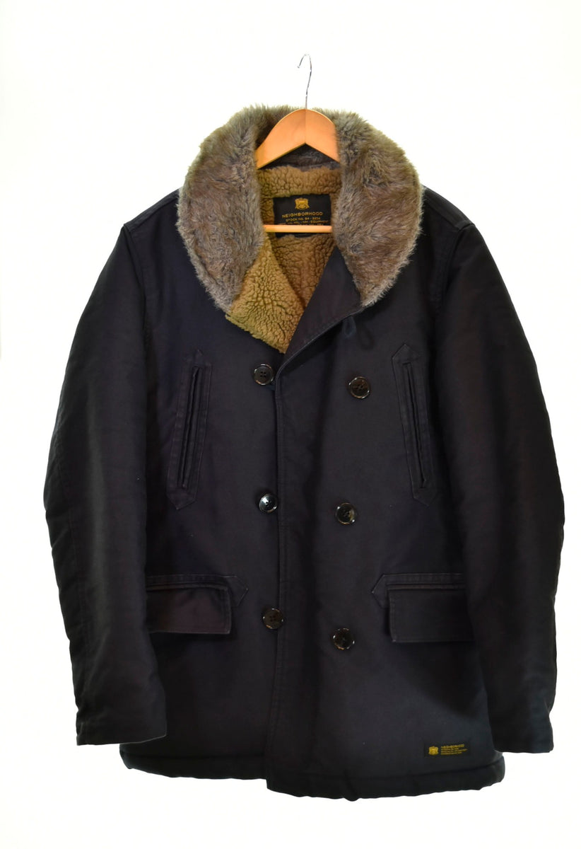 ネイバーフッド NEIGHBORHOOD 16AW MIL-MACKINAW C-JKT マッキーノ コート 162SZNH-JKM11 ジャケット  ネイビー Lサイズ 103MT-1059 | 古着通販のドンドンサガール