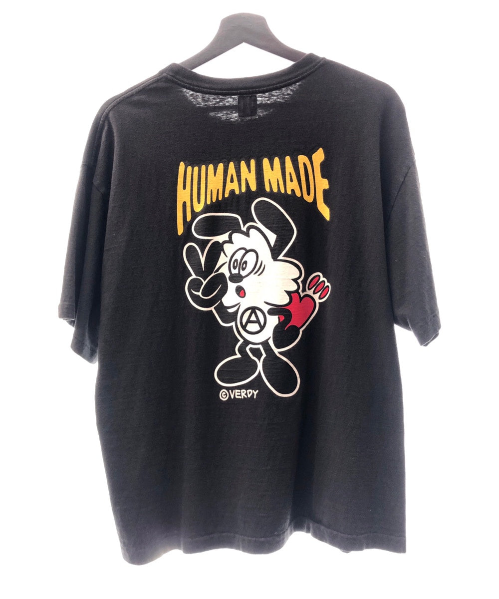 ヒューマンメイド HUMAN MADE ×Girls Don't Cry ガールズドントクライ Verdy ヴェルディ 黒 XL Tシャツ プリント  ブラック 104MT-141 | 古着通販のドンドンサガール