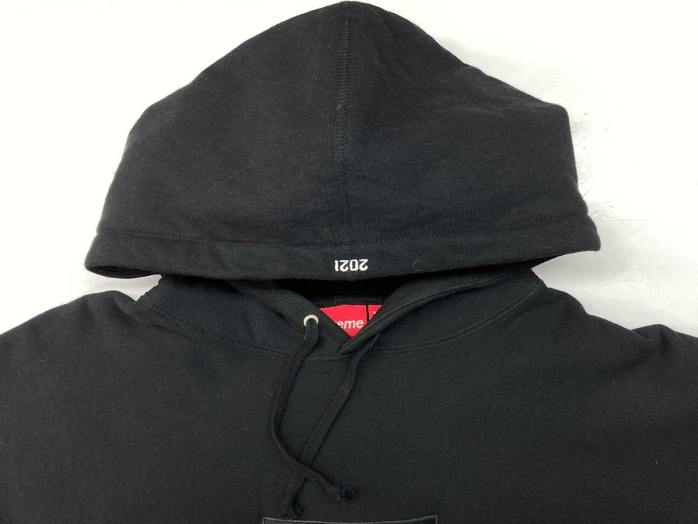 シュプリーム SUPREME Box Logo Hooded Sweatshirt ボックス ロゴ パーカー フーディ プルオーバー スウェットシャツ  刺繍 BLACK 黒 XL パーカ ワンポイント ブラック 104MT-643 | 古着通販のドンドンサガール