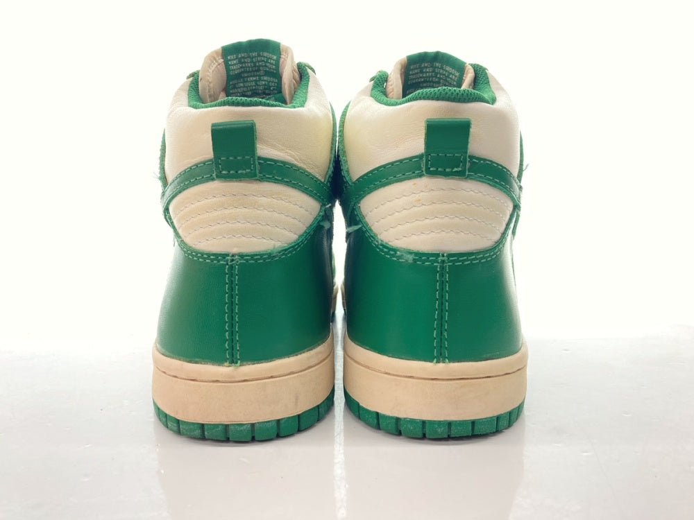 ナイキ NIKE 08年製 DUNK HIGH VINTAGE PINE GREEN ダンク ハイ ヴィンテージ パイン グリーン 緑 白  318850-131 メンズ靴 スニーカー ホワイト 28.5cm 104-shoes215 | 古着通販のドンドンサガール