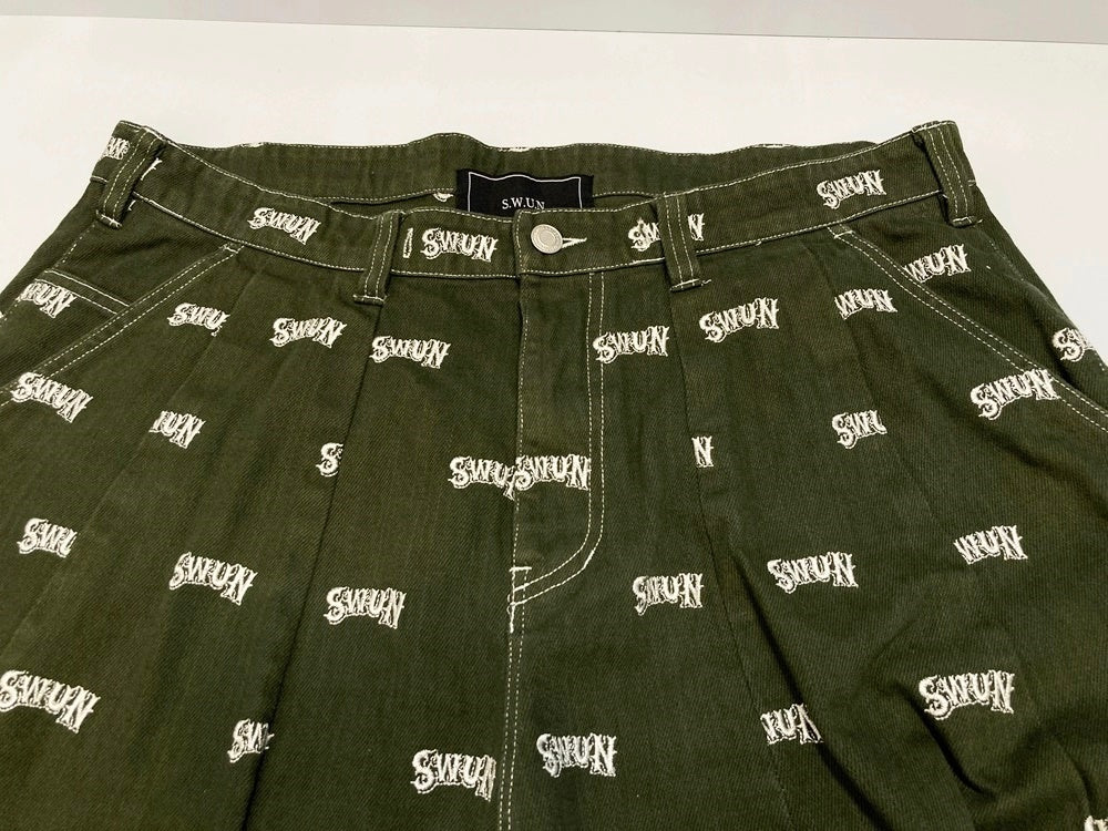 エスダブリューユーエヌ S.W.U.N Original Embroidered Dyed