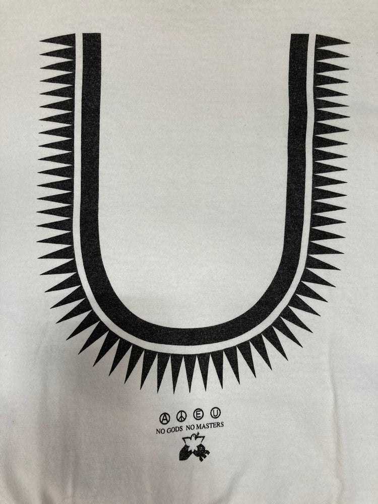 アンダーカバー UNDERCOVER GIZ Uロゴ プリントTシャツ 白 サイズ4 T 