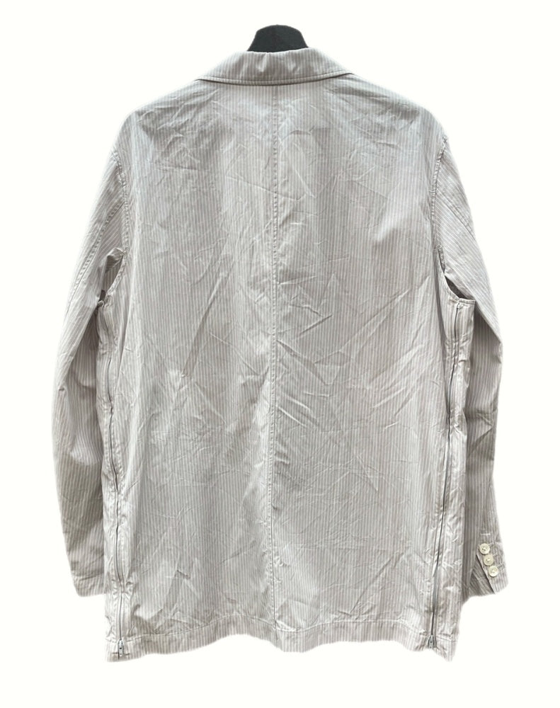 ヨーク YOKE 22SS STRIPE DOUBLE BRESTED SHIRT JACKET ストライプ