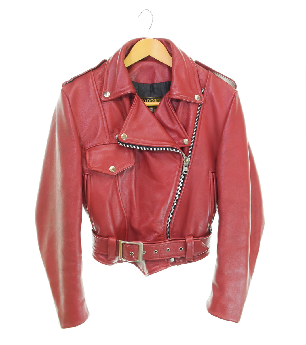 Vanson 赤 ジャケット Vanson Special Custom Doulbe Riders Jacket Type 1ダブルライダース