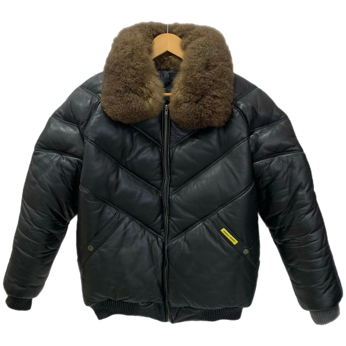 ダブルグース DOUBLE GOOSE レザーダウンジャケット ジャケット