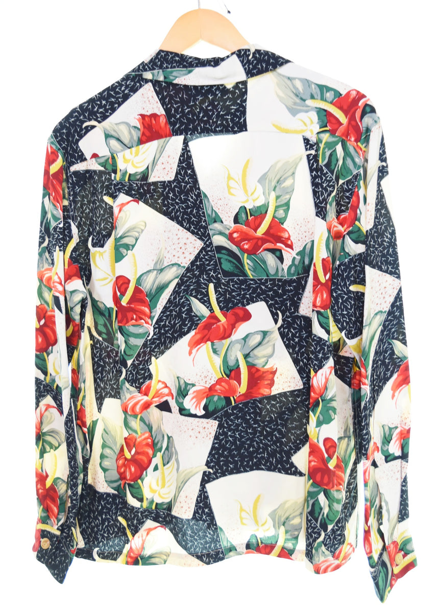 サンサーフ SUN SURF Aloha shirt アロハシャツ 花柄 SS22686 長袖