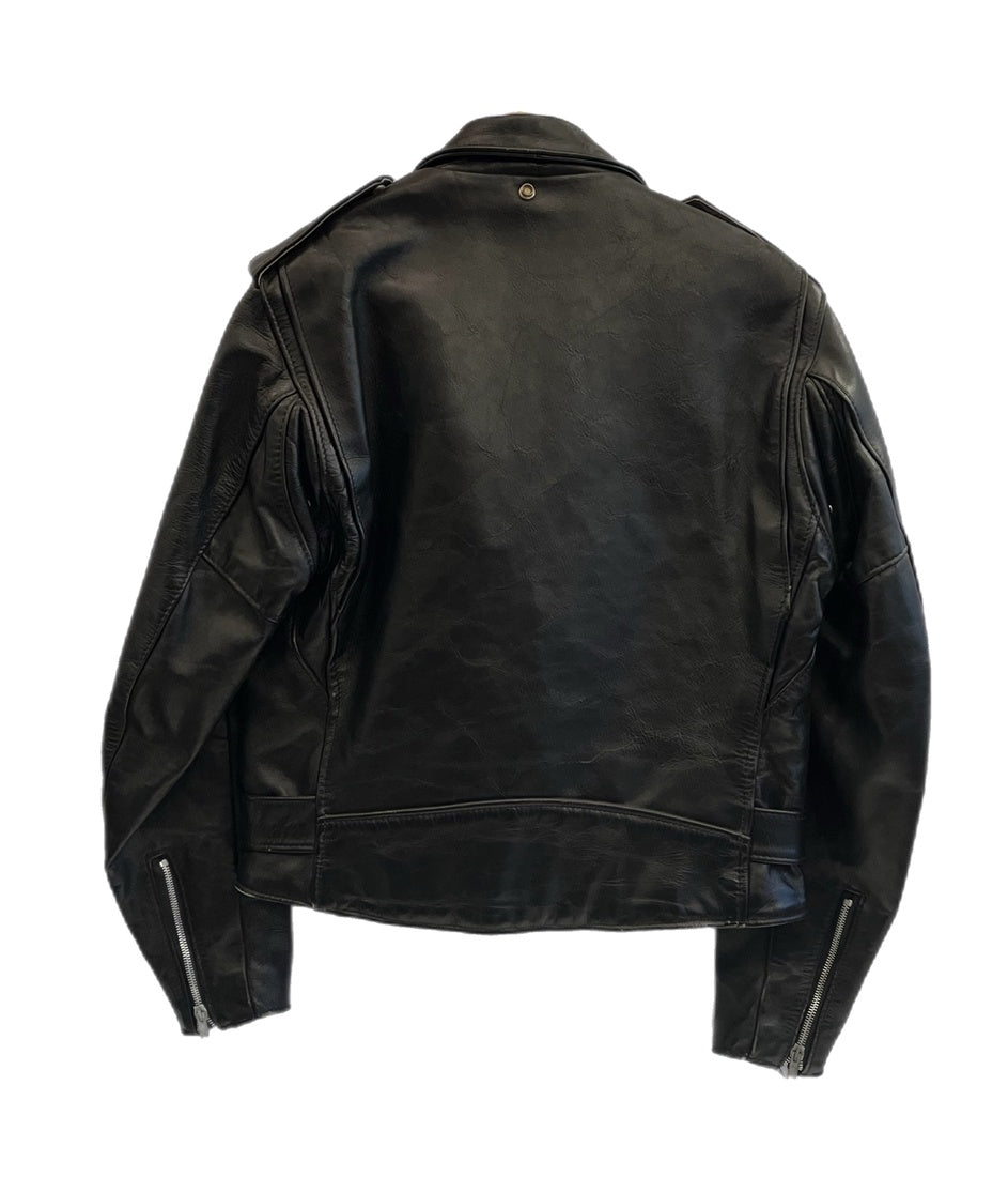 80s Schott 618 バイカータグ ダブルライダース 黒 ヴィンテージ ショット SCHOTT 618 RIDERS バイカータグ ダブルライダース 黒 40