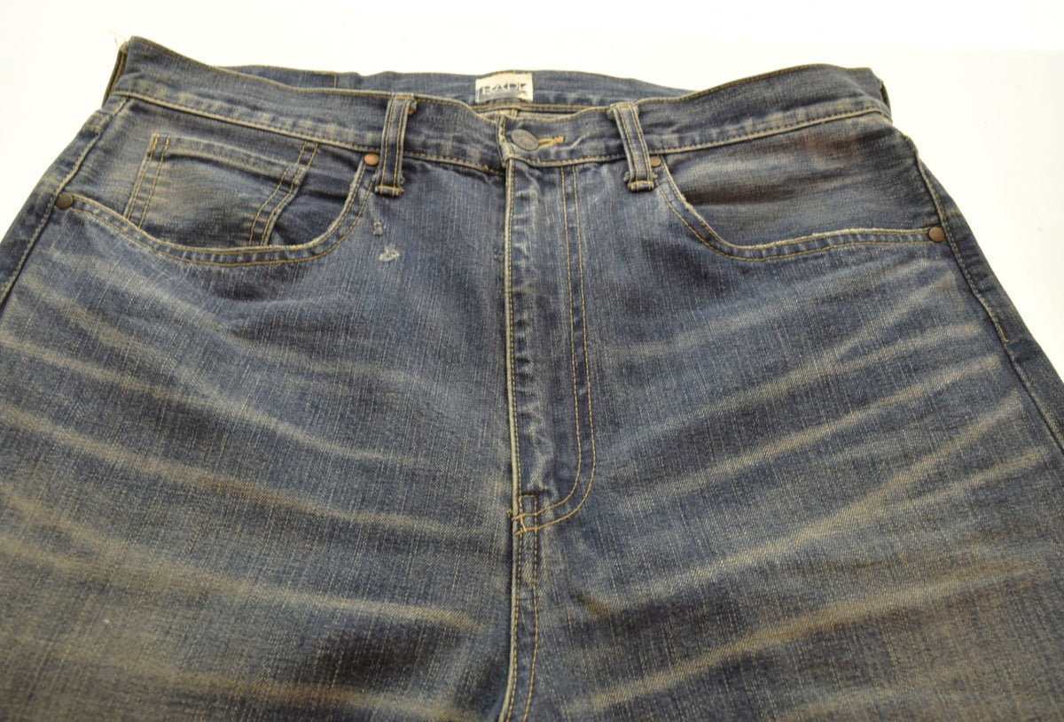 アベイシングエイプ A BATHING APE BAPE printed denim pants プリント