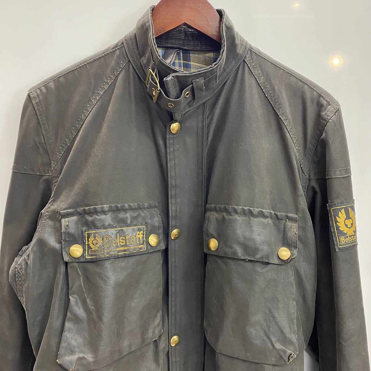 ⭐️良品⭐️ ベルスタッフ オイルドジャケット ロードマスターⅡ 80s UK製 曜日割引対象外】 ベルスタッフ BELSTAFF 80's ロードマスター