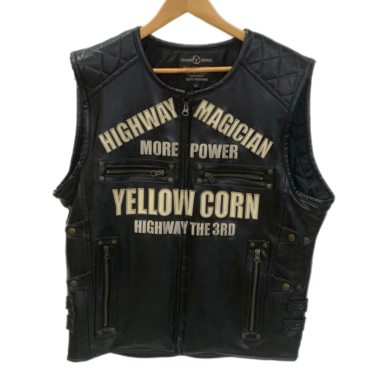 イエローコーン YeLLOW CORN レザーベスト YB-1311 ベスト