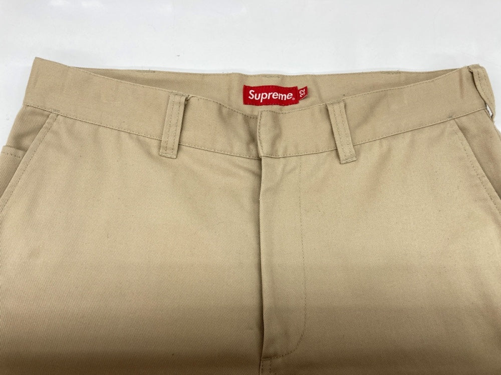 シュプリーム SUPREME WORK PANTS ワーク パンツ ジップアップ