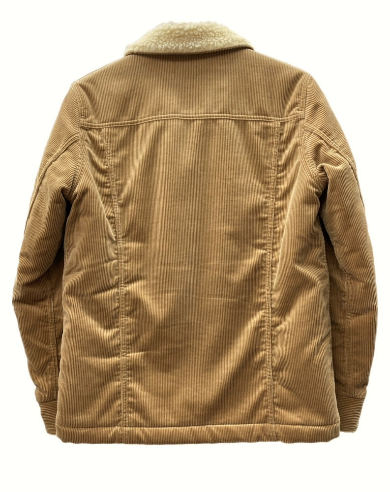 ワコマリア WACKO MARIA 15AW CORDUROY BOA RANCHER JACKET コーデュロイ ボア ランチ ジャケット アウター  薄茶色 WMR-CDR-01 ジャケット 無地 ベージュ Sサイズ 104MT-618 | 古着通販のドンドンサガール