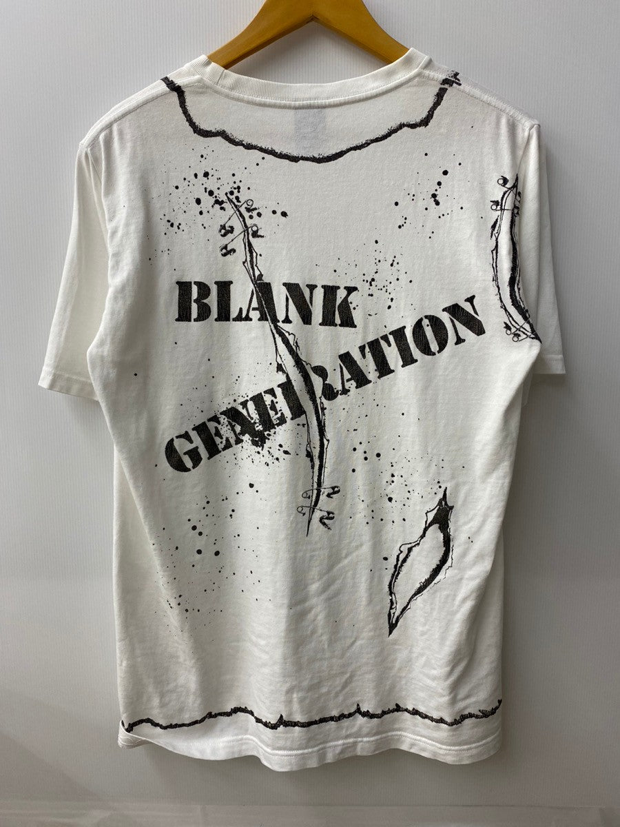 ナンバーナイン NUMBER (N)INE カート期 BLANK GENERATION Tシャツ 総柄 ホワイト 3サイズ 201MT-2443 |  古着通販のドンドンサガール