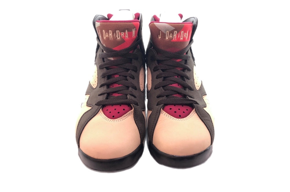 ナイキ NIKE 19年製 AIR JORDAN 7 RETRO エア ジョーダン レトロ PATTA パタ AJ7 コラボ 茶色  AT3375-200) メンズ靴 スニーカー ブラウン 27cm 104-shoes92