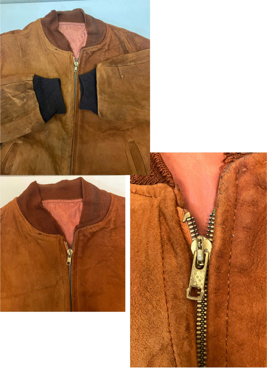 ヴィンテージ！ほぼデッドストック！本場アメリカ製！スエードレザーフリンジ 90's 
