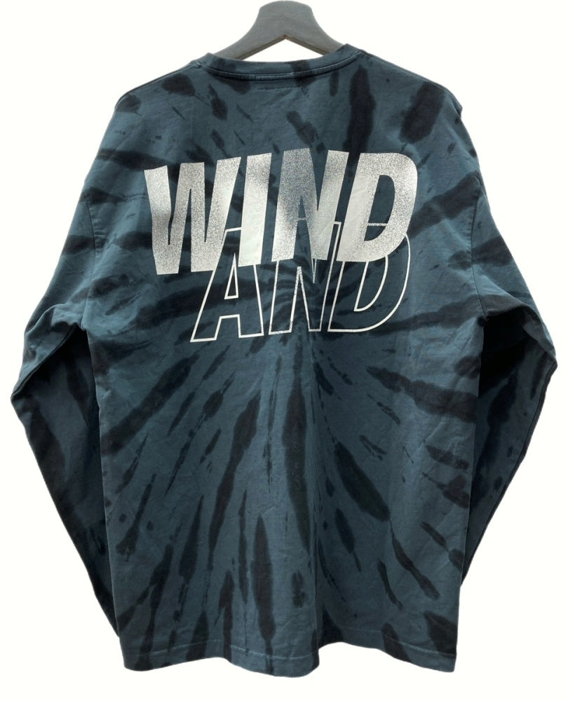 ウィンダンシー WIND AND SEA ダメージ クルーネック スウェット 