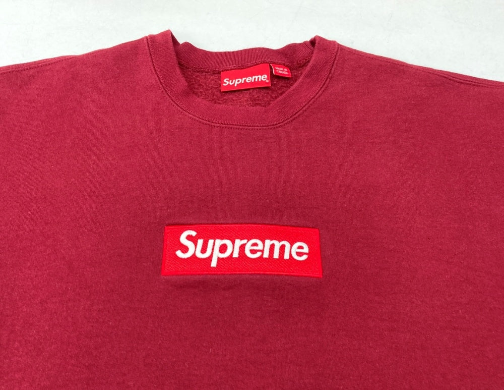 シュプリーム SUPREME 22FW Box Logo Crewneck Cardinal ボックス ロゴ