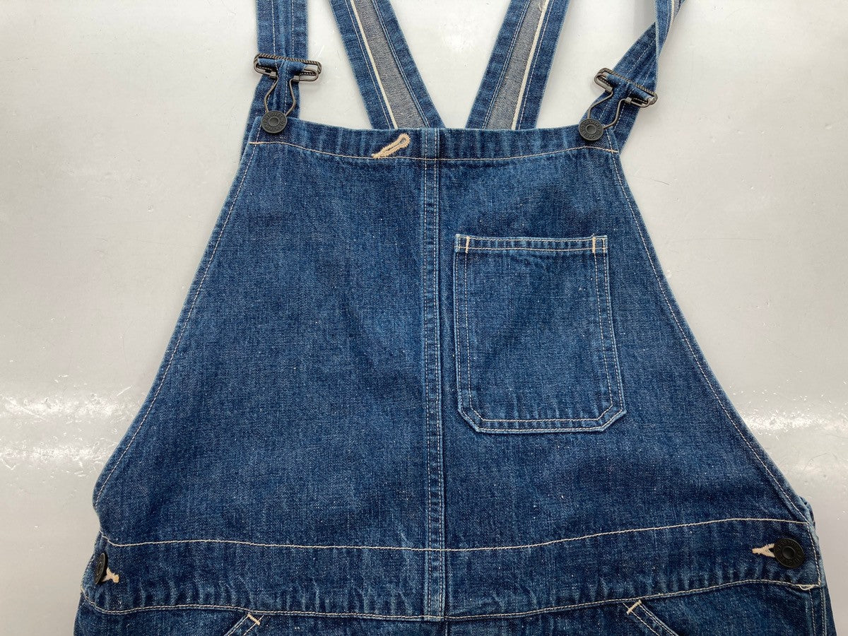 フィグベル PHIGVEL DENIM OVERALL デニム ボタンフライ 青 PMZ-PT05 つなぎ・オーバーオール ブルー サイズ2  104MB-67 | 古着通販のドンドンサガール