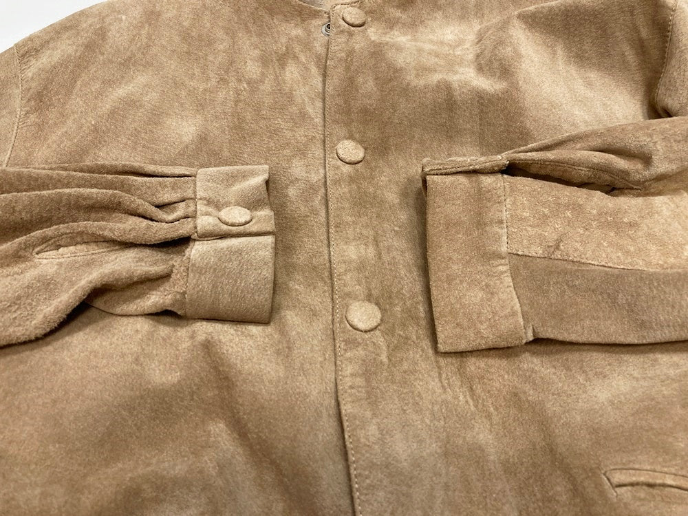 ウル URU 17SUJ06 O.BEIGE ピックスエード コーチジャケット MADE IN ウル URU 17SUJ06 O.BEIGE ピックスエード コーチジャケット MADE IN