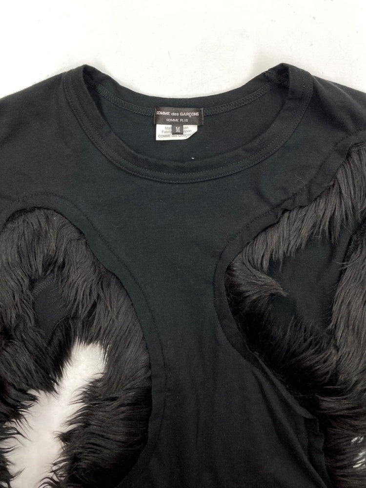 COMME des GARÇONS HOMME PLUS フェイクファーシャツ tricot COMME des