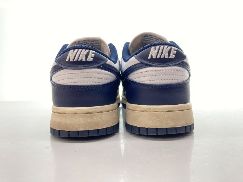 ナイキ NIKE 21年製 WMNS DUNK LOW Vintage Navy ウィメンズ ダンク ロー ヴィンテージ ネイビー 紺 白  DD1503-115 メンズ靴 スニーカー ホワイト 27.5cm 104-shoes352 | 古着通販のドンドンサガール