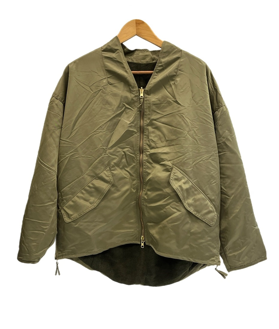 カーキ kha:ki 2wayミリタリーブルゾン リバーシブル MIL-21FJK158