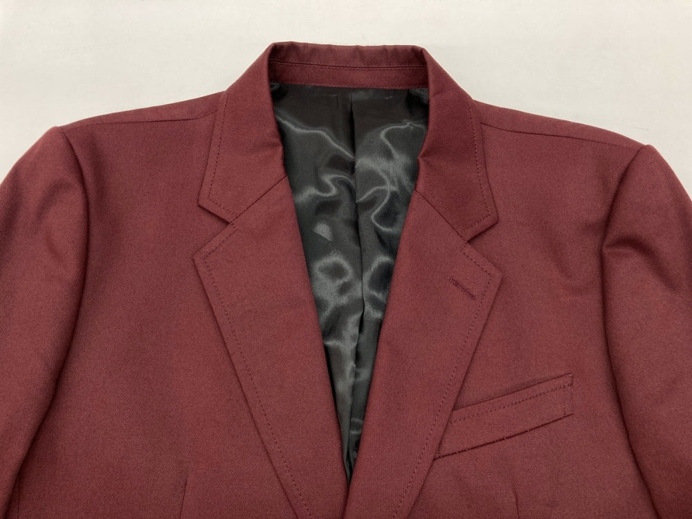 ワコマリア WACKO MARIA GUILTY PARTIES ギルティ パーティーズ UNCONSTRUCTED JACKET テーラード  ジャケット BORDEAUX ボルドー えんじ 赤 ジャケット 無地 ワインレッド Lサイズ 104MT-471 | 古着通販のドンドンサガール