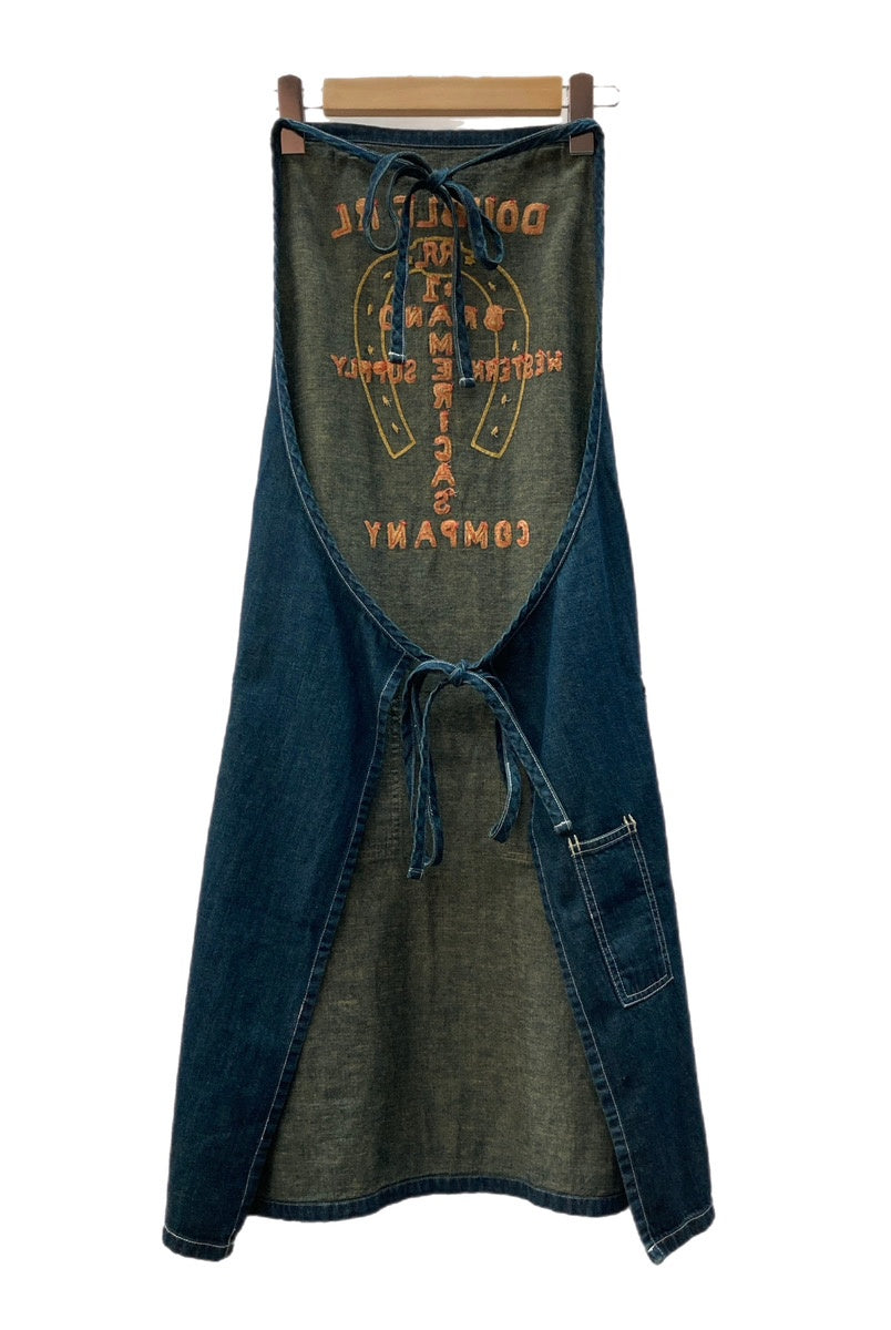 ダブルアールエル RRL デニム エプロン チェーンステッチ ホースシュー