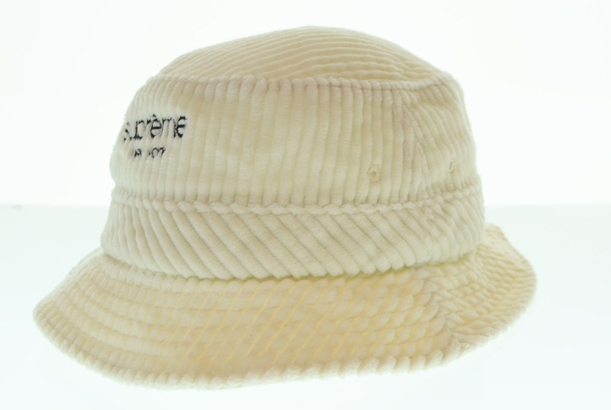 正規品　Supreme バケットハット　ハット　帽子アメリカ製　ベージュ 正規品 Supreme バケットハット ハット 帽子 アメリカ製