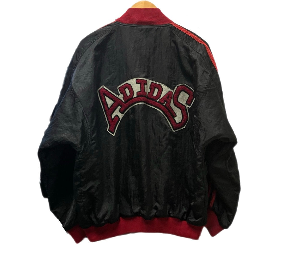 アディダス adidas 80's 80年代 サテンジャケット ブルゾン スカジャン