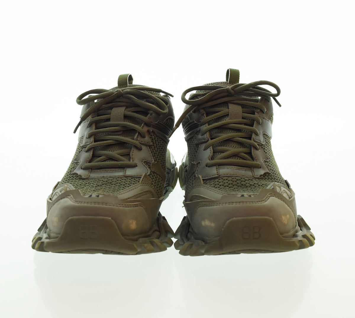 バレンシアガ　BALENCIAGA track3 スニーカー 40 カーキ バレンシアガ BALENCIAGA track スニーカー 40 カーキ - メルカリ