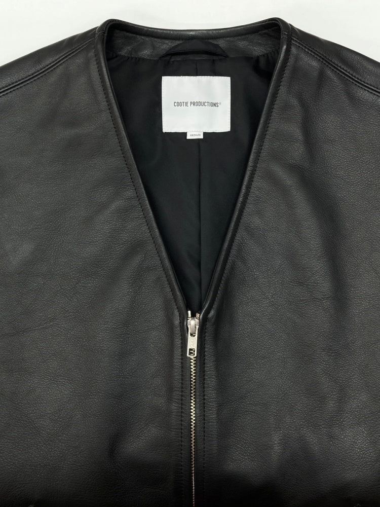 クーティー COOTIE PRODUCTIONS 24AW LSL Leather Vest レザー ベスト